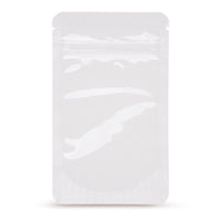 Sachet doypack blanc — vue principale directement du fabricant Elke Plastic